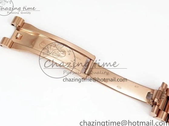 MiroTime 0321 ZipUp Day Date 36 RG TWSF Best Edition Blue Roman Diamonds Dial Diamonds Bezel on RG Bracelet A 1607